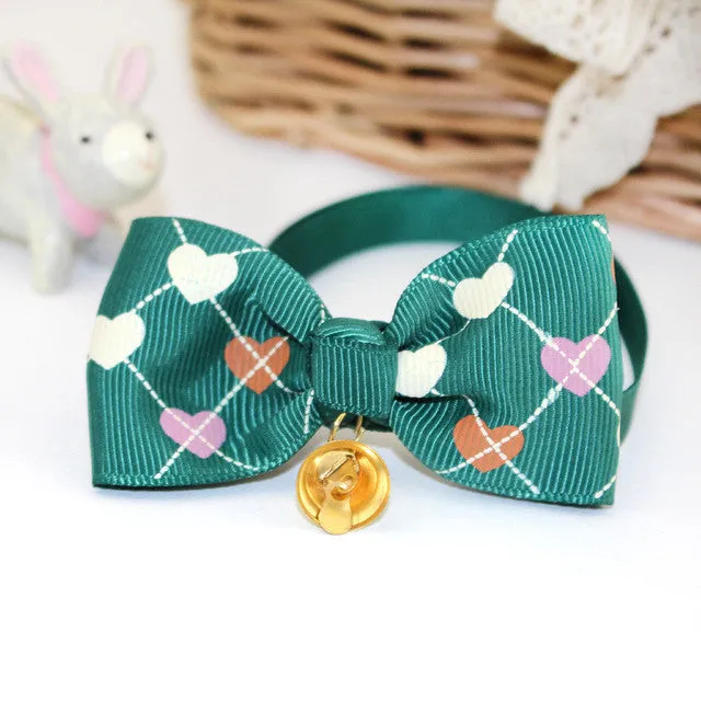 1 Piece Fashion Collars Bow Bells Tie Adjustable