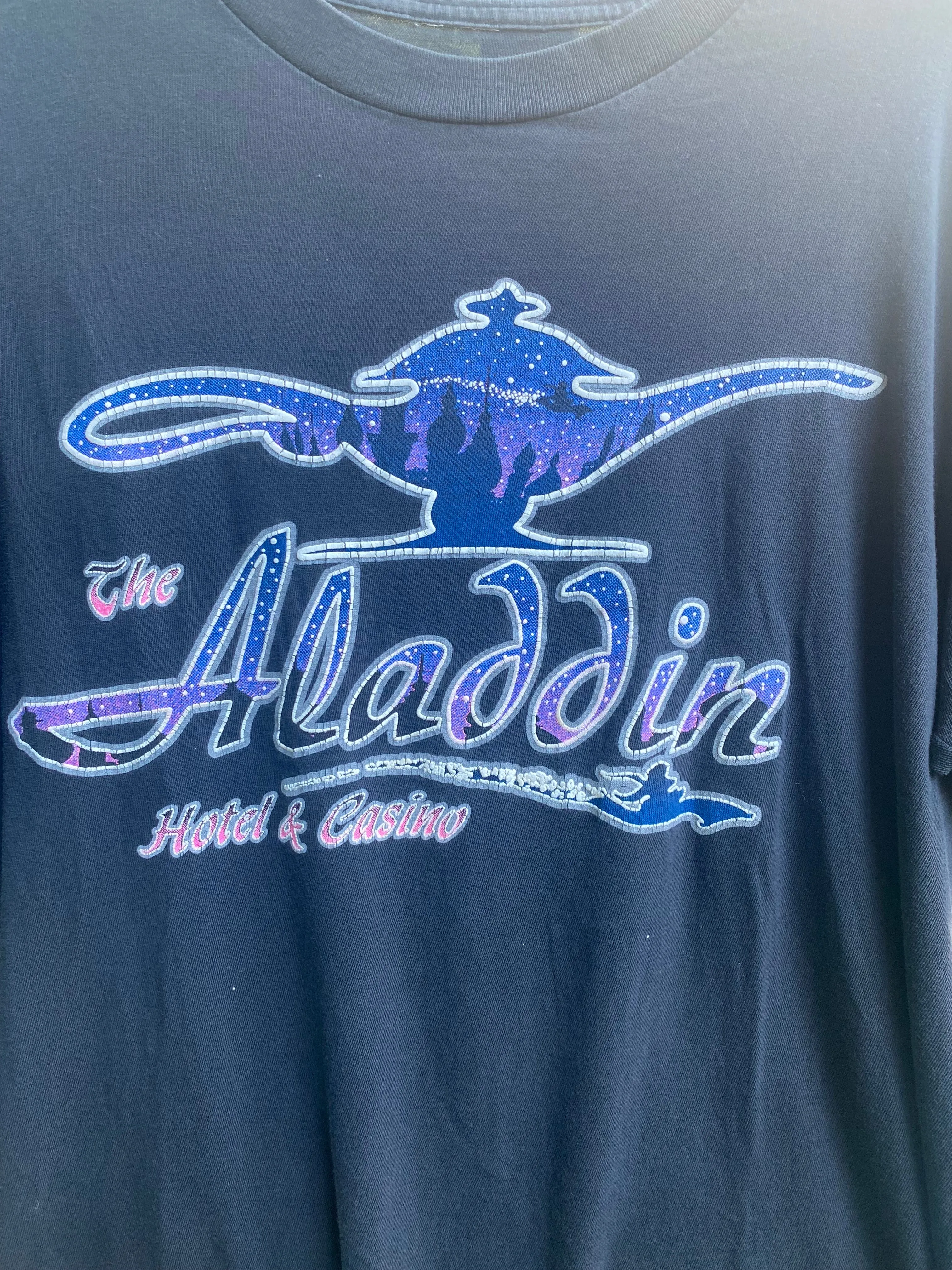 1990s Aladdin Hotel and Casino t shirt Large