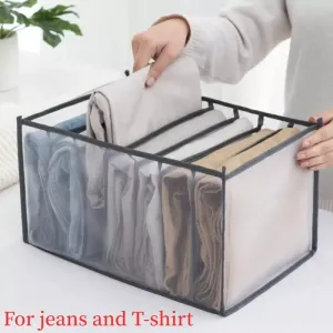 7 Grids Washable Wardrobe Clothes Organizer