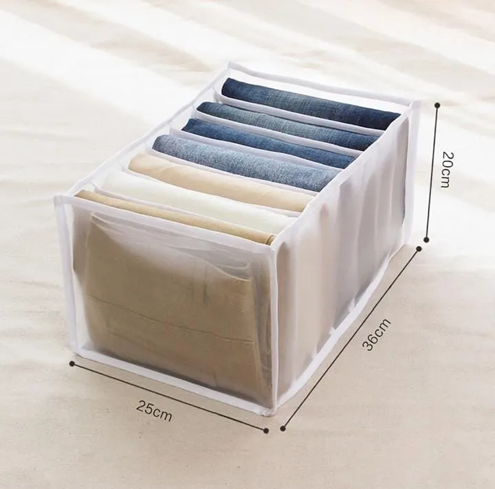 7 Grids Washable Wardrobe Clothes Organizer