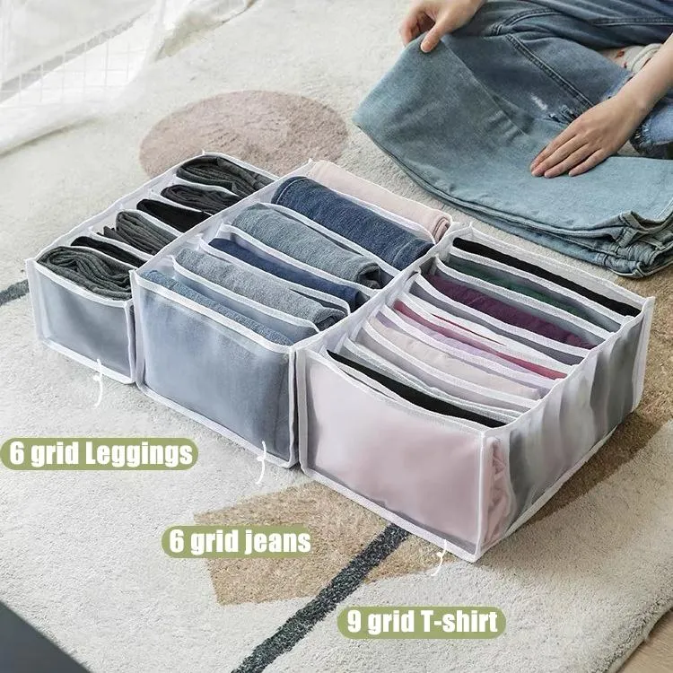 7 Grids Washable Wardrobe Clothes Organizer