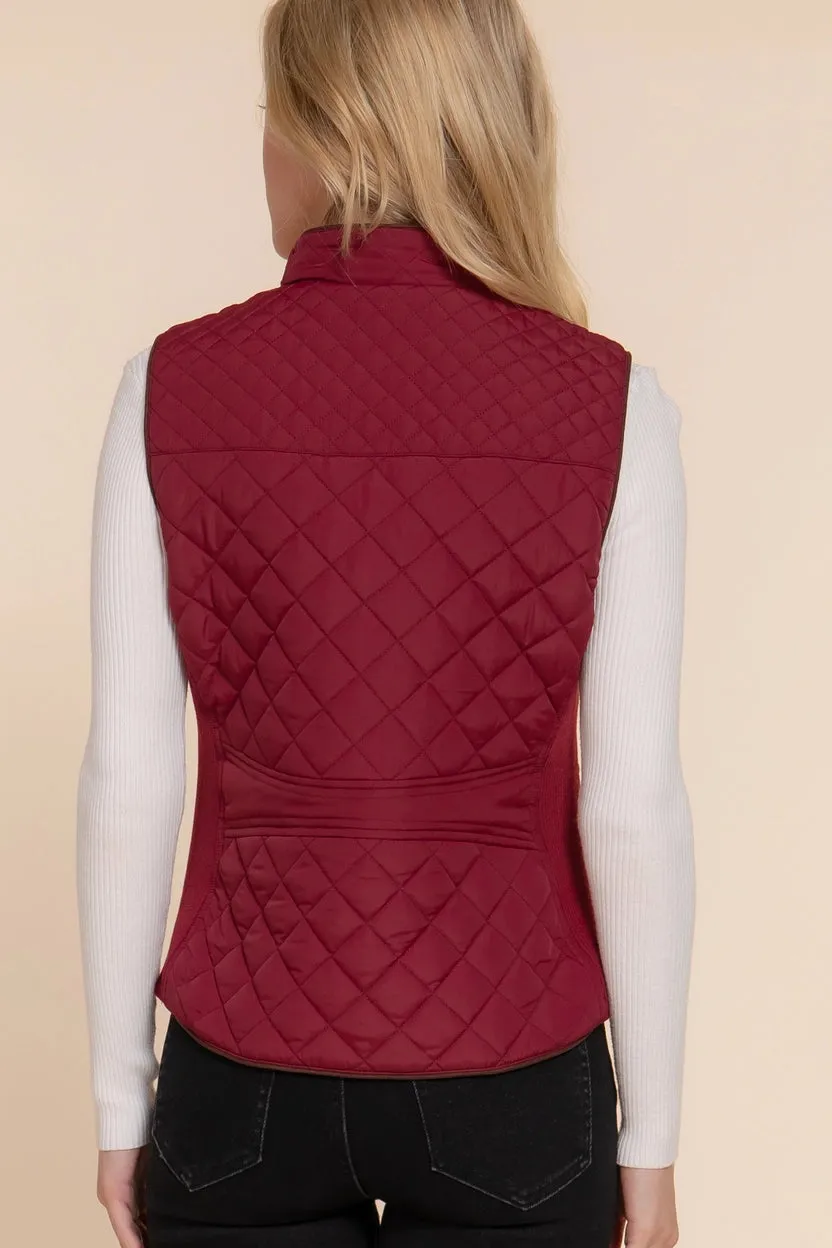 Active Basic Quilted Padded Vest