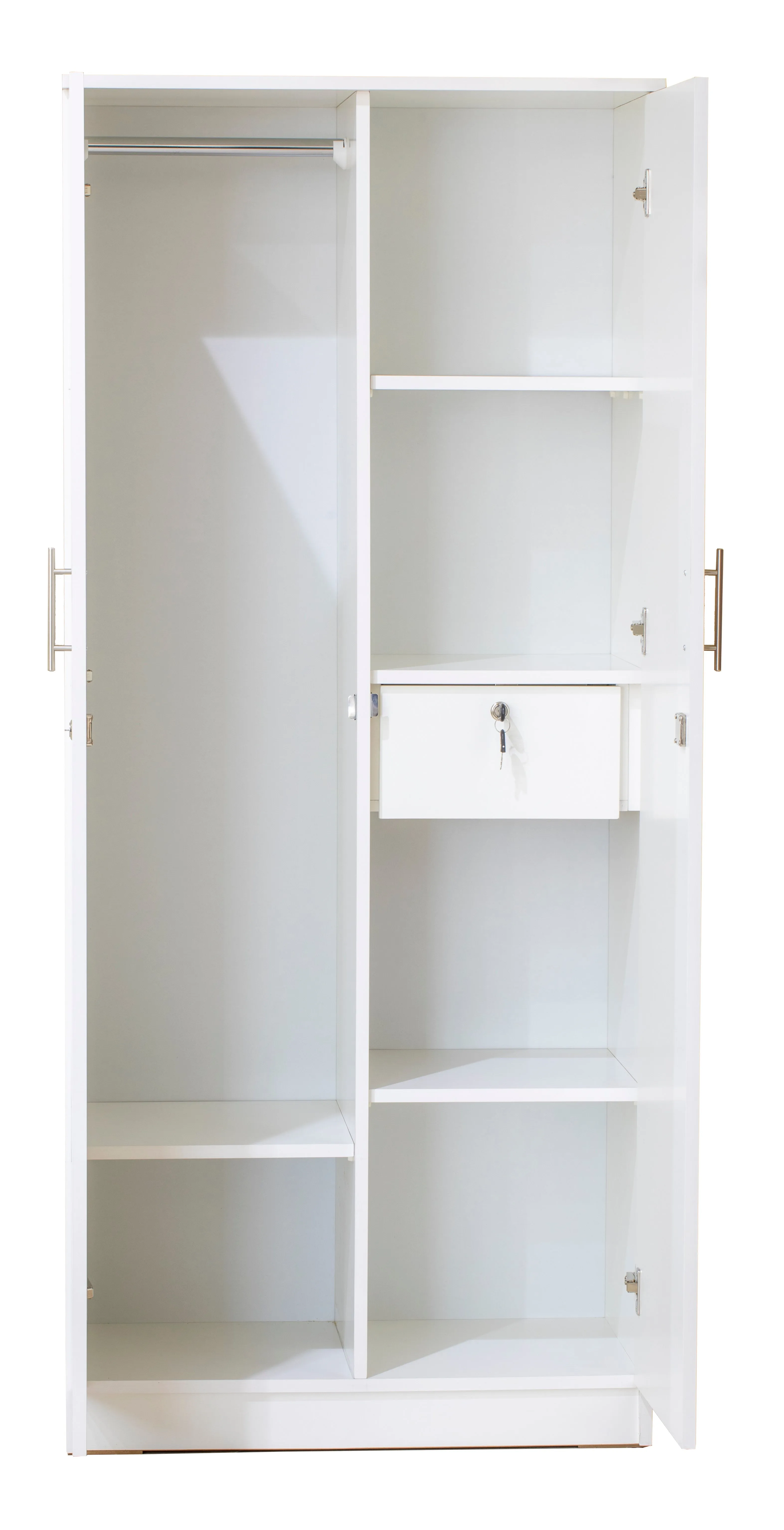 AFT Wooden Wardrobe, White