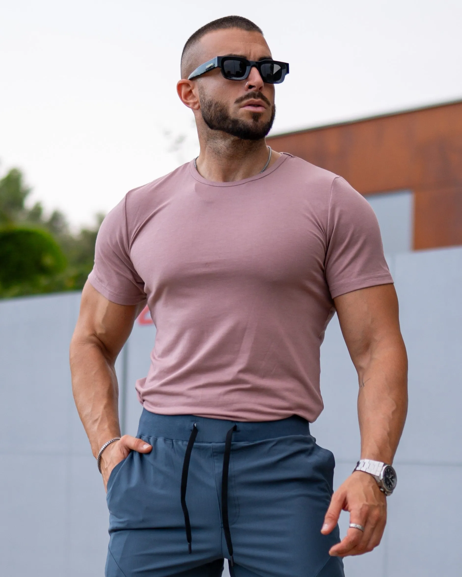 All Day Elite Curve-Hem Tee Short Sleeve New Color