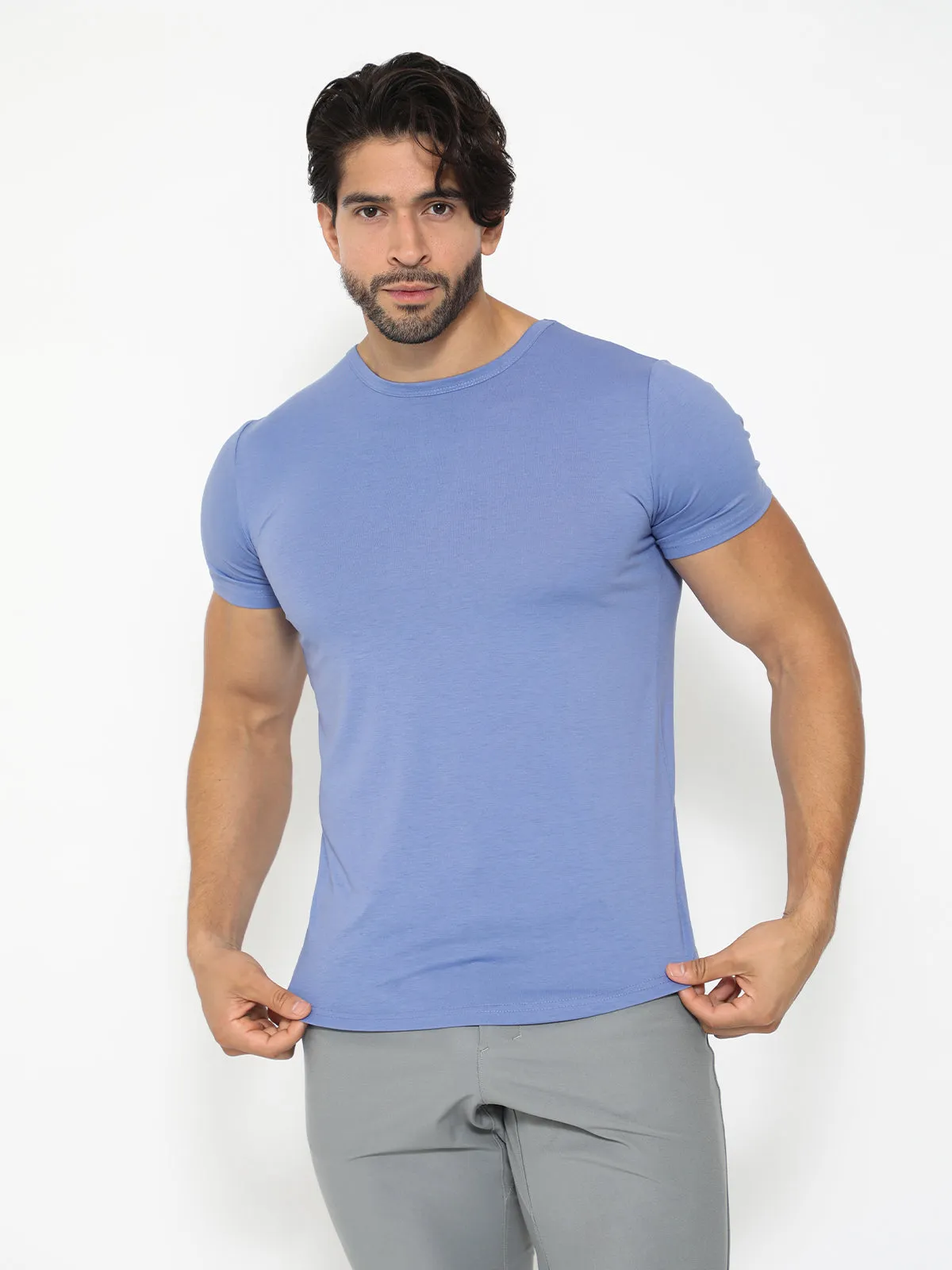 All Day Elite Curve-Hem Tee Short Sleeve New Color