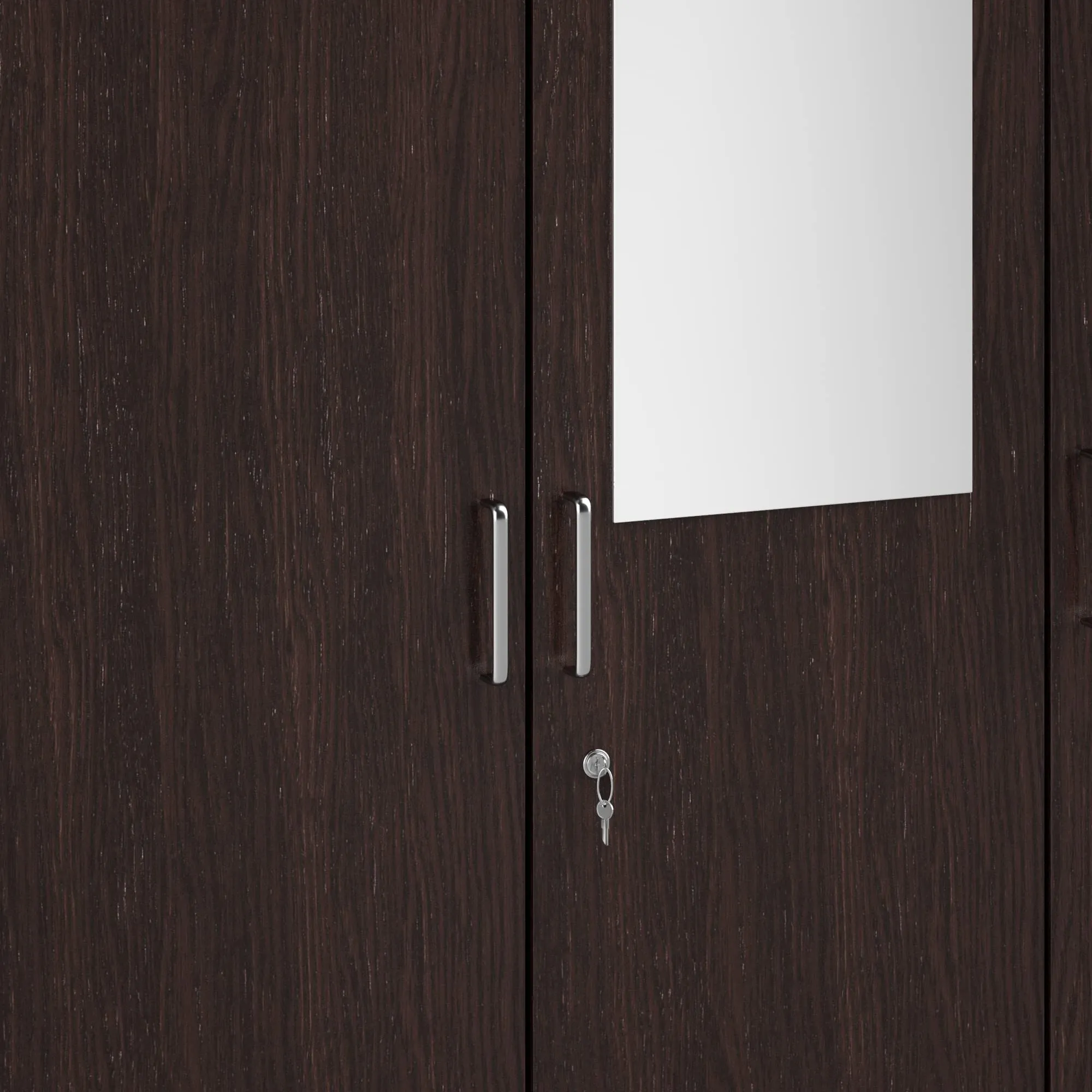 Amazon Brand - Solimo Rendes Engineered Wood Wardrobe, Wenge, 3 Door