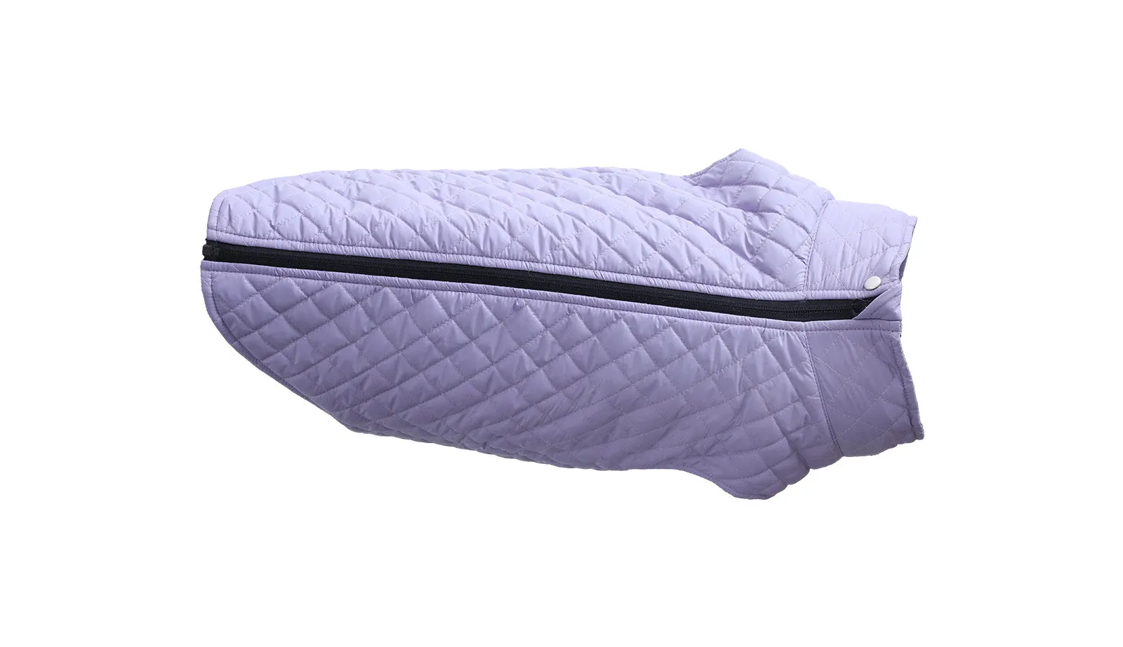 Baby Lavender Dog Quilted Jacket - Flat