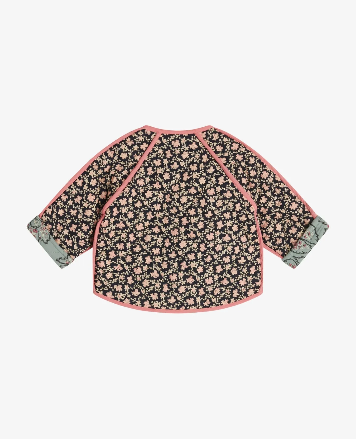 BABY ORGANIC FLOWER QUILT COAT