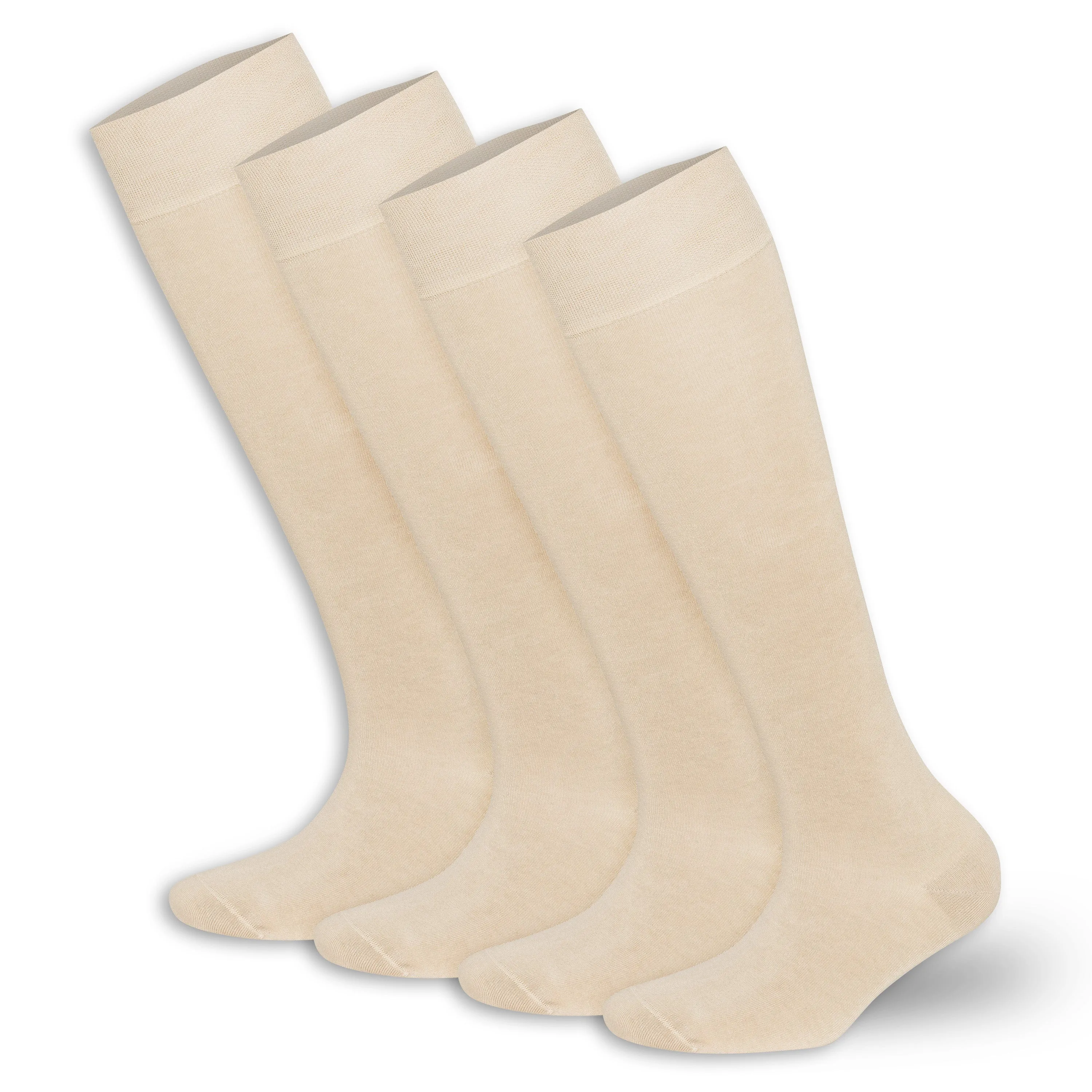 Bambooven Women’s Knee-High Socks – Rayon from Bamboo (4 Pairs)