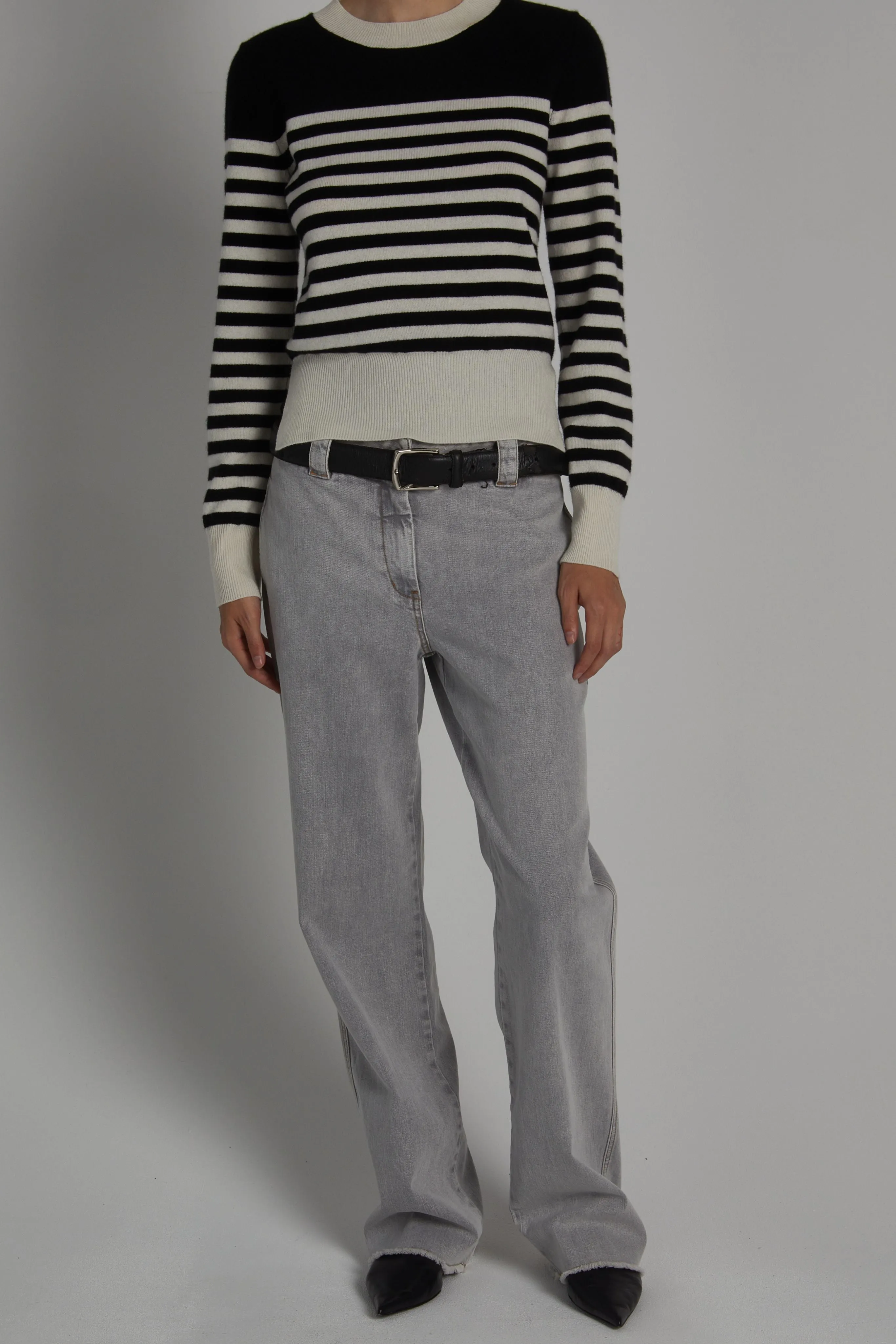 Baret Striped Cashmere Blend Sweater