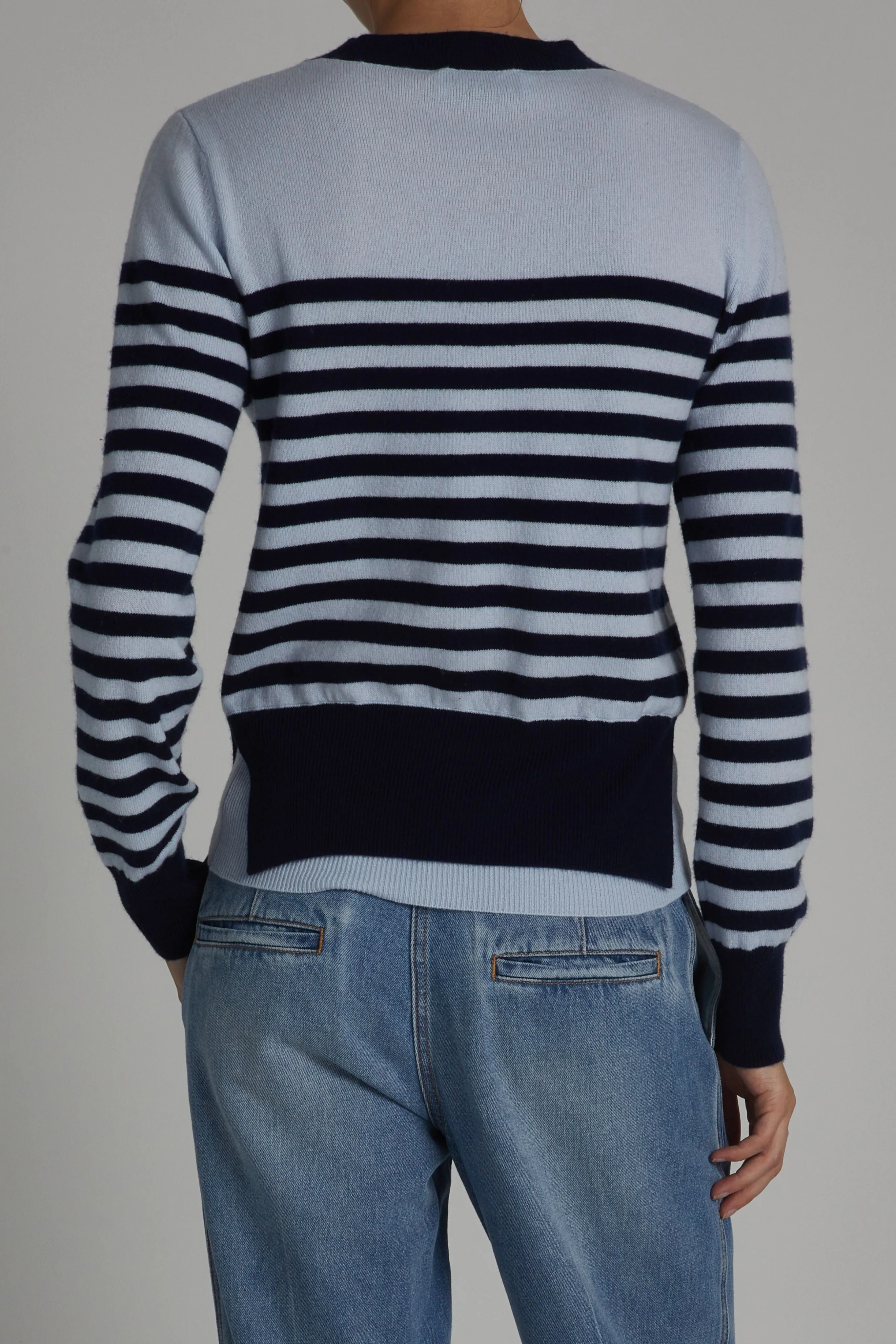 Baret Striped Cashmere Blend Sweater