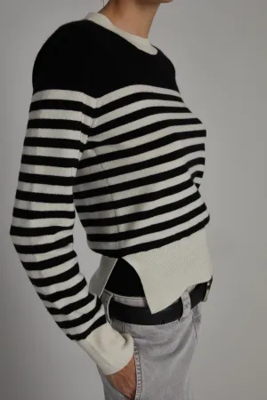 Baret Striped Cashmere Blend Sweater