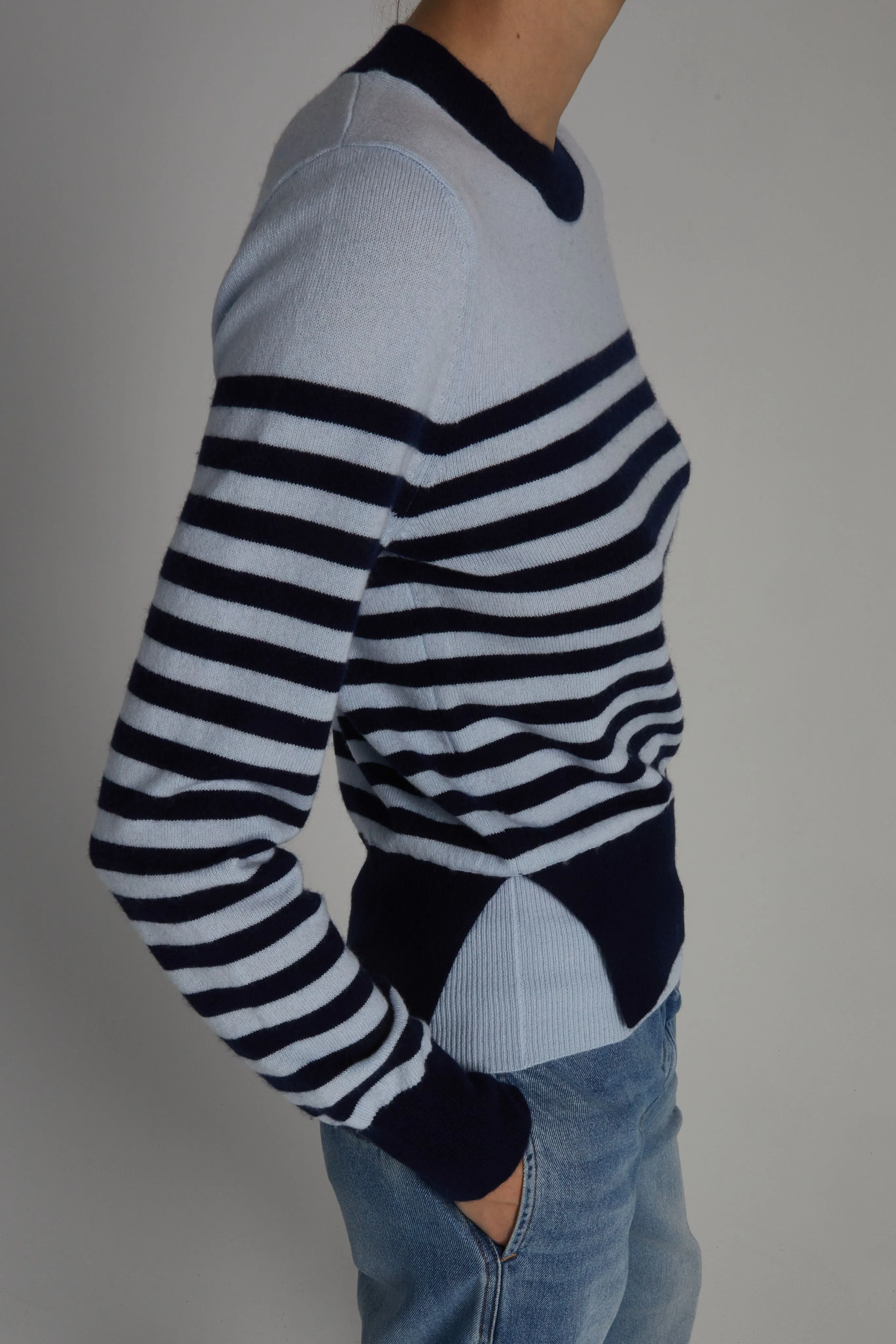 Baret Striped Cashmere Blend Sweater