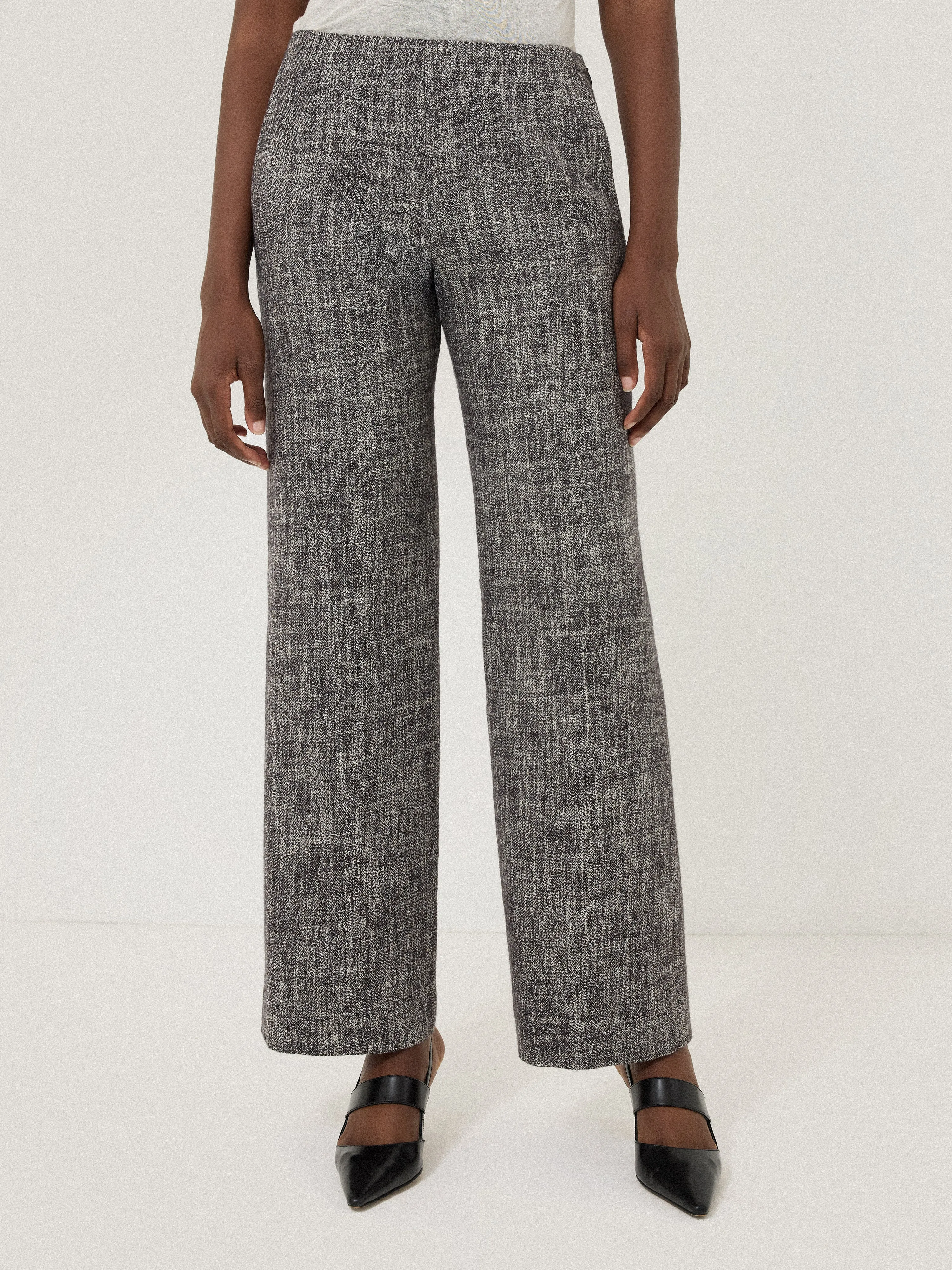 Blake Boucle Trouser | Grey