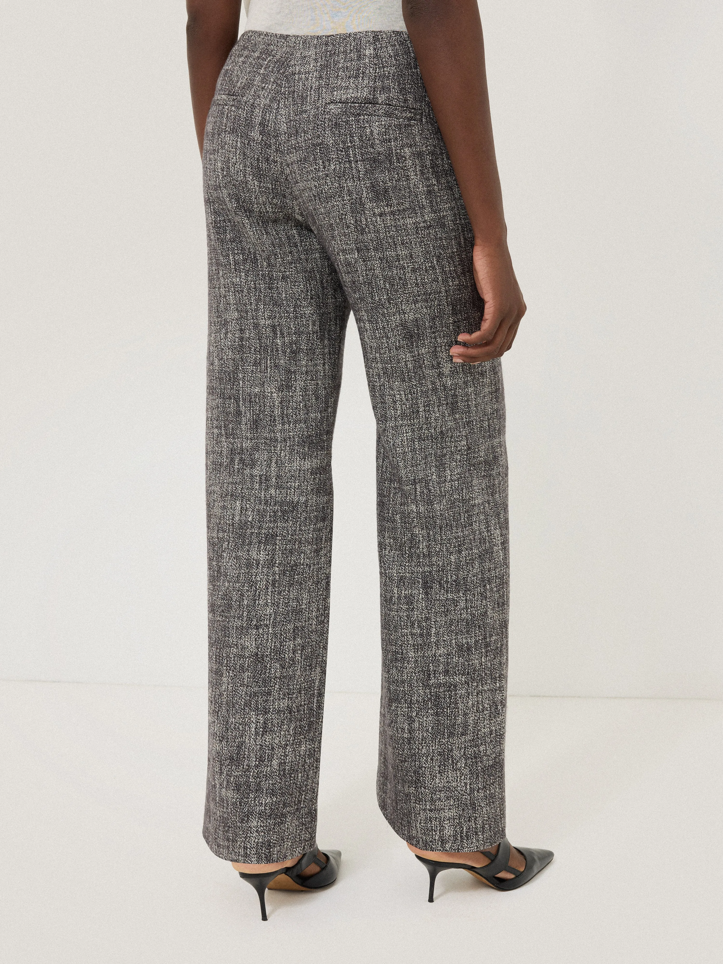 Blake Boucle Trouser | Grey