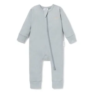 Blue Fog Zip Romper