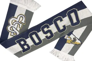 Bosco Knit Scaft Navy and Grey