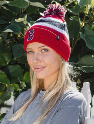 Boston Red Sox Breakaway Cuff Knit Pom Beanie