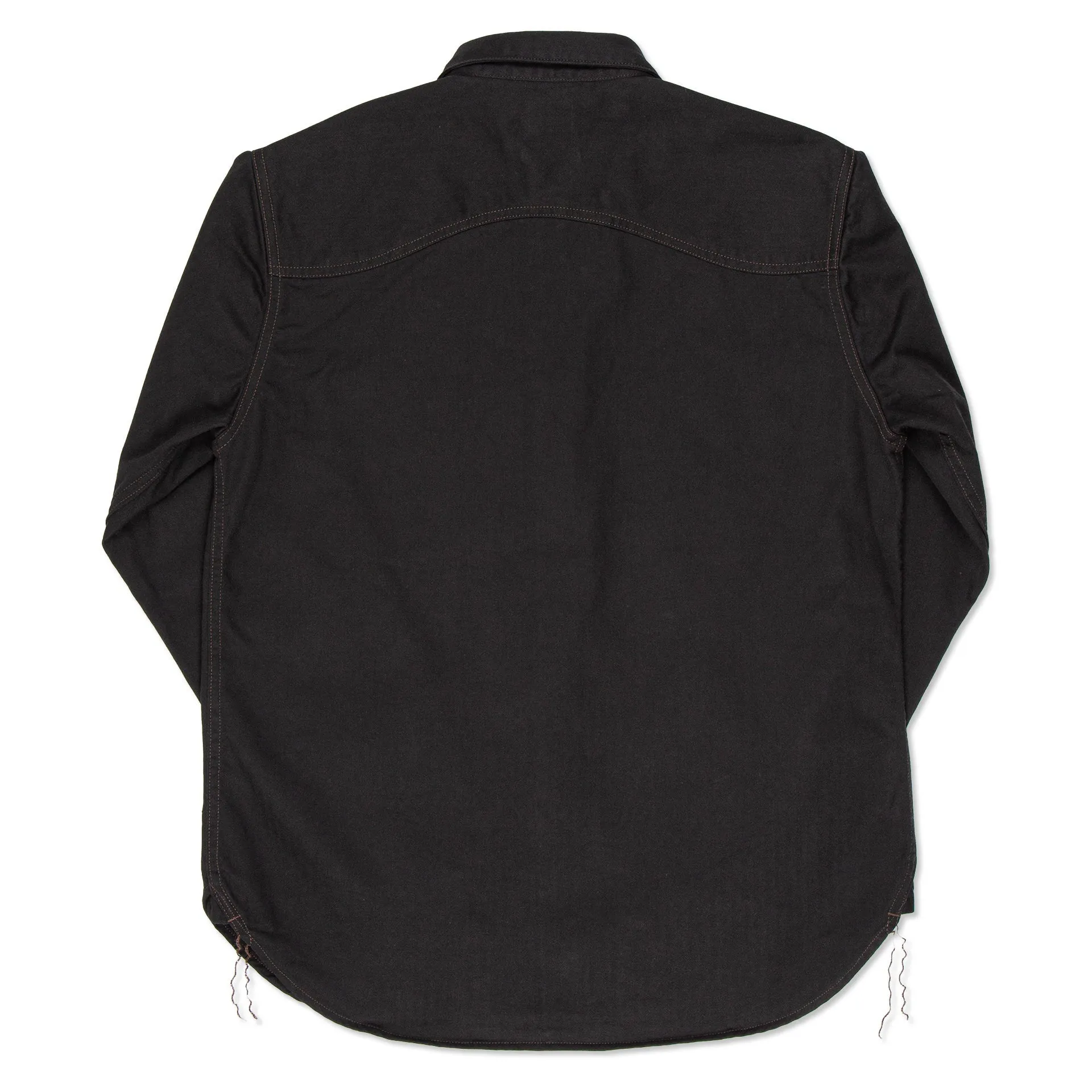 BWS-02 UTILITY SHIRT 8 oz. black herringbone [CORE]