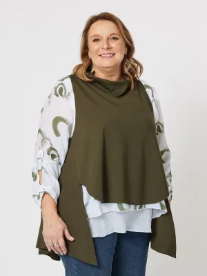 Cameron Layer Top - Khaki