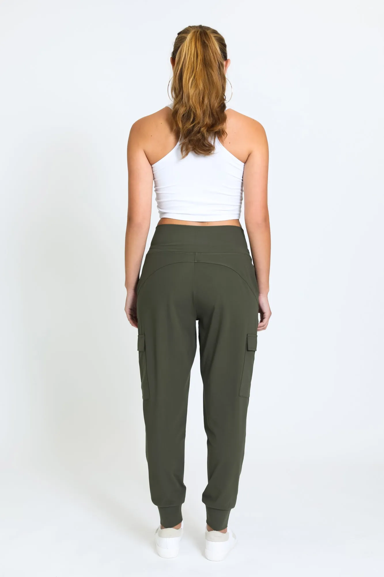 CARGO KNIT JOGGER - OLIVE