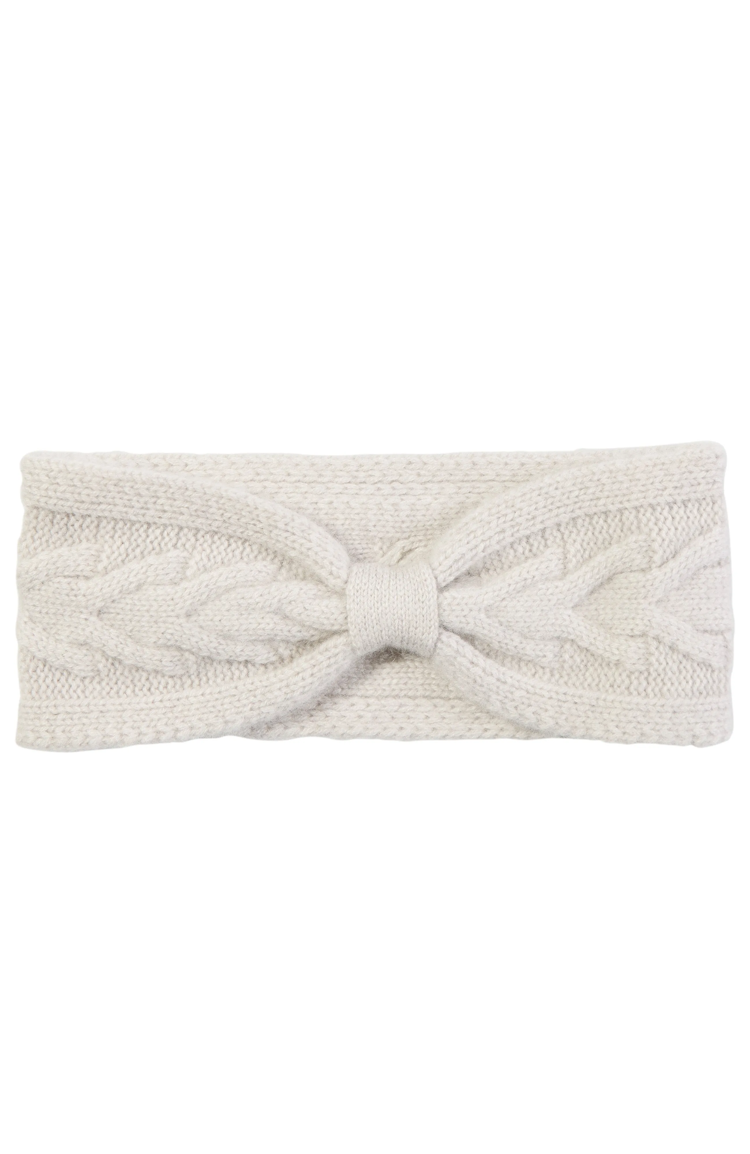 CASHMERE CABLE KNIT HEADBAND