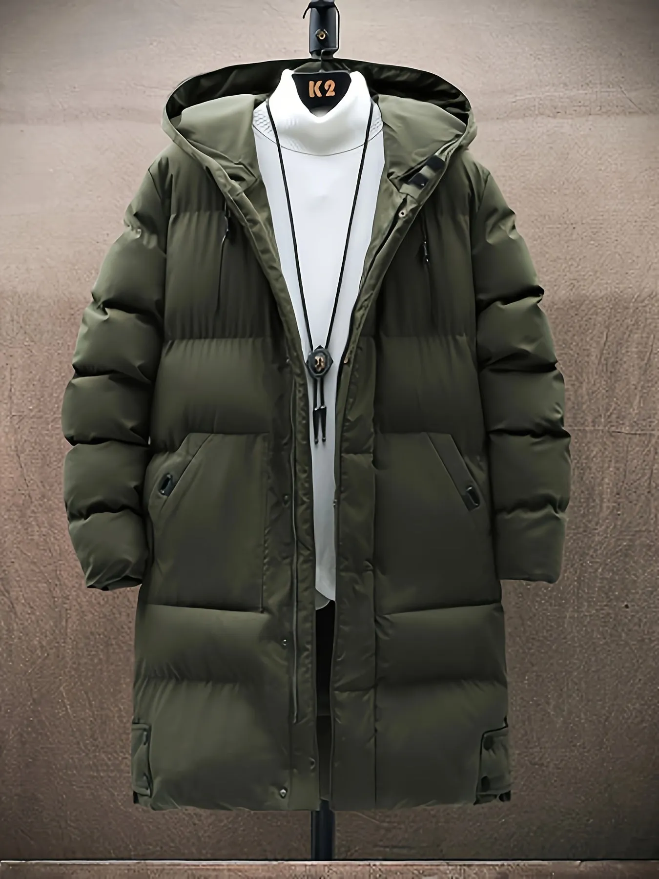 Casual Long Hooded Winter Jacket For Men | Ideal for Winter