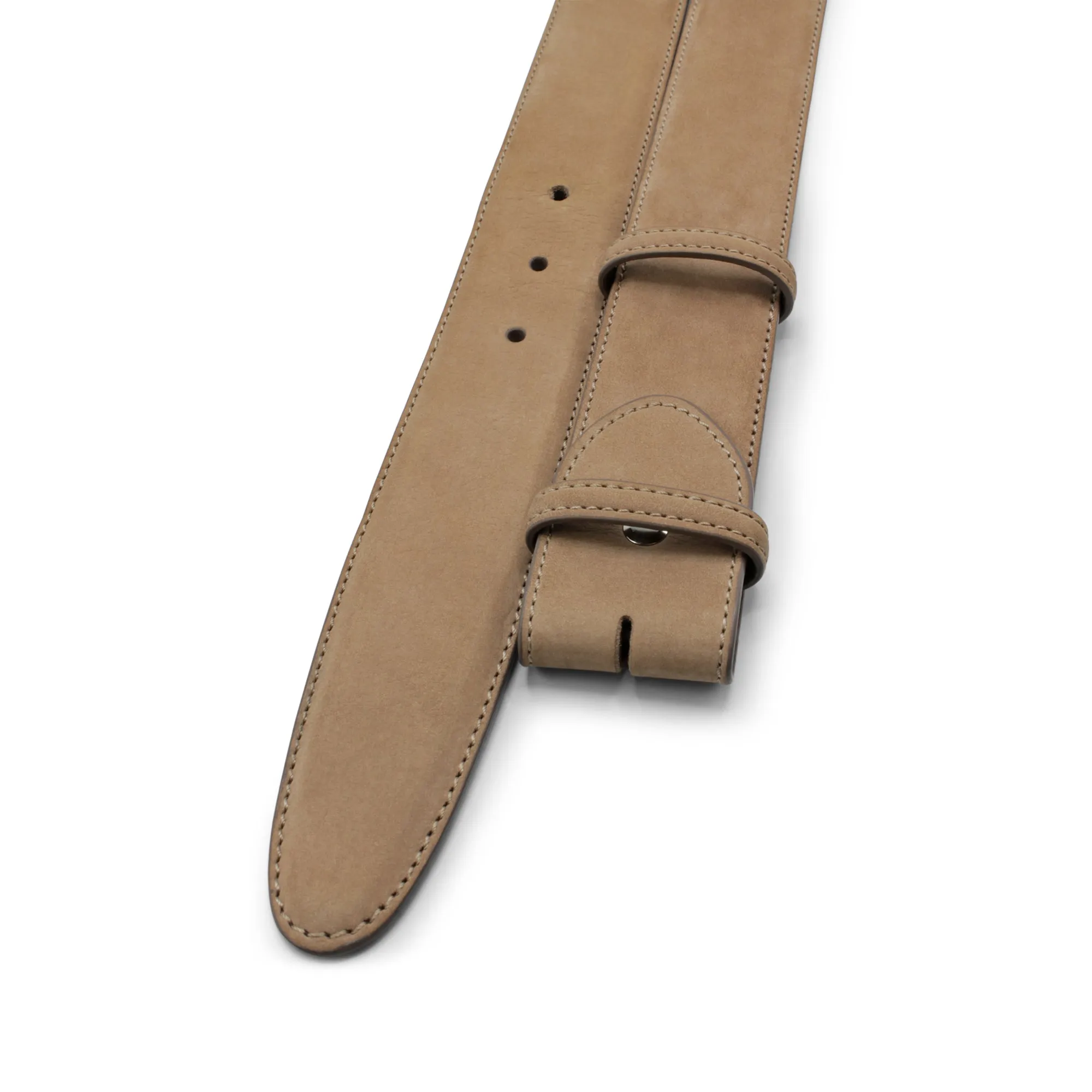 Classic Bacall Style Nubuck Belt Strap