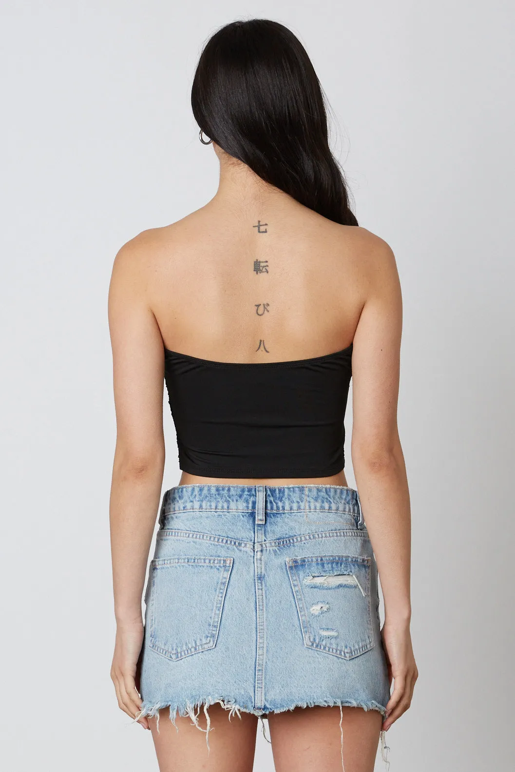 Cut Out Cropped Tube Top