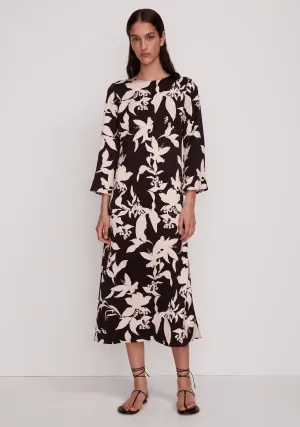 Delvine Midi Dress_Print