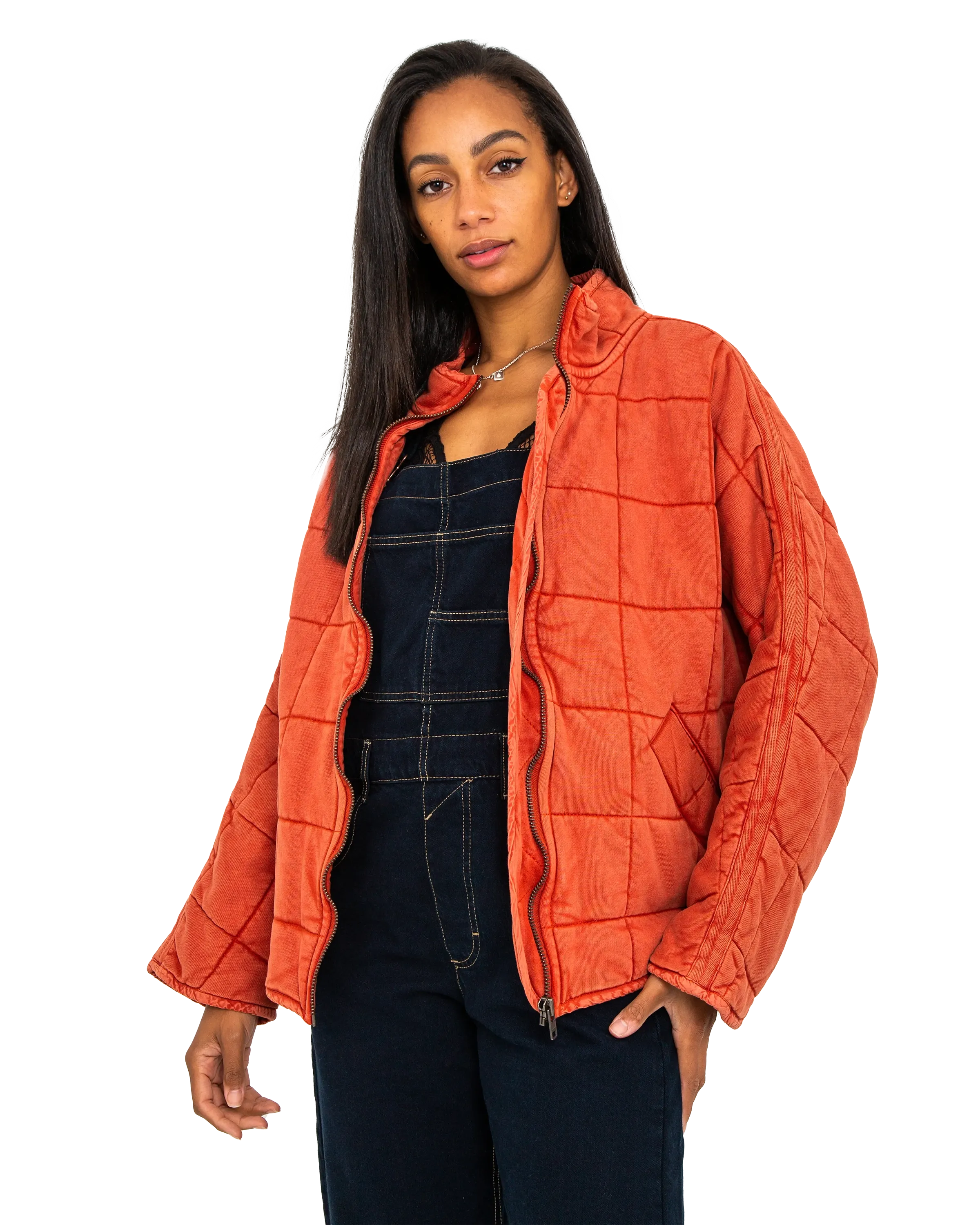 Dolman Quilted Jacket in Myrrh