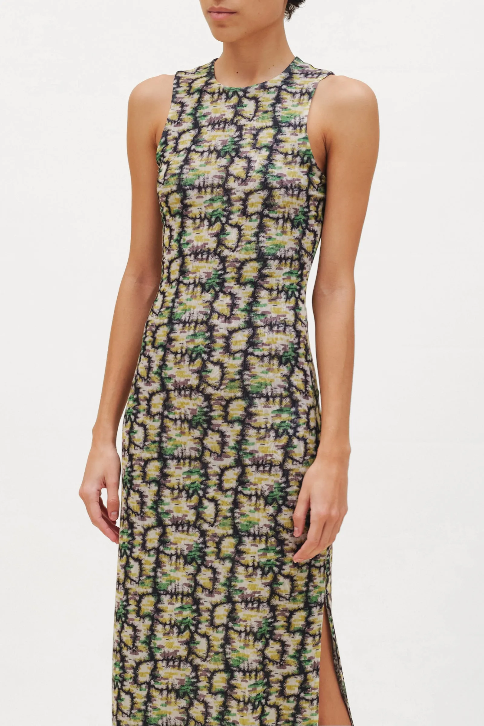 Duet Dress in Moss