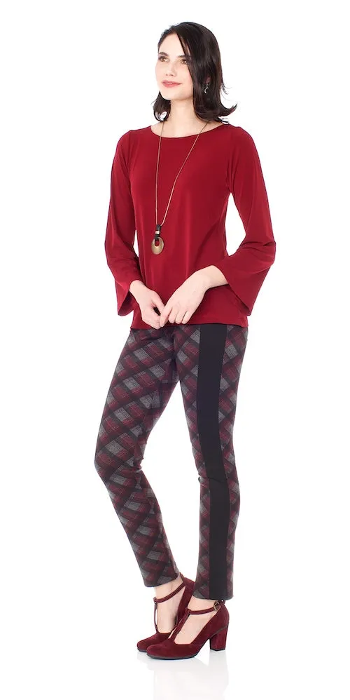 Ellery 2 Top, burgundy