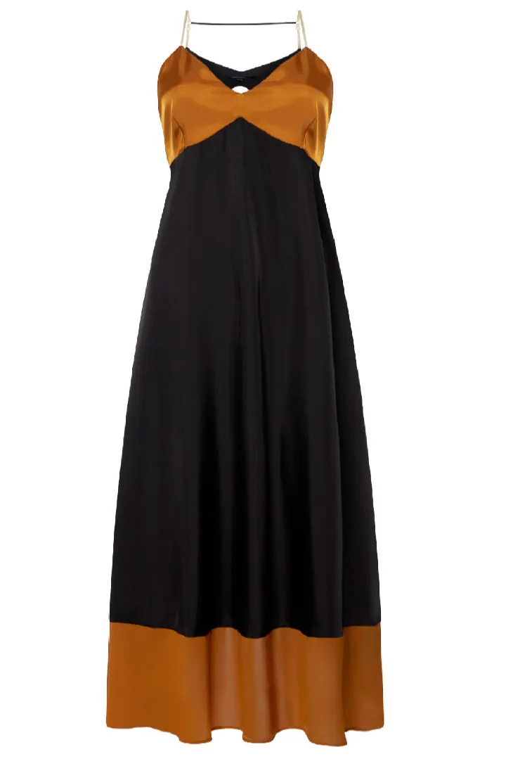 Elspeth Dara Twill Slip Dress