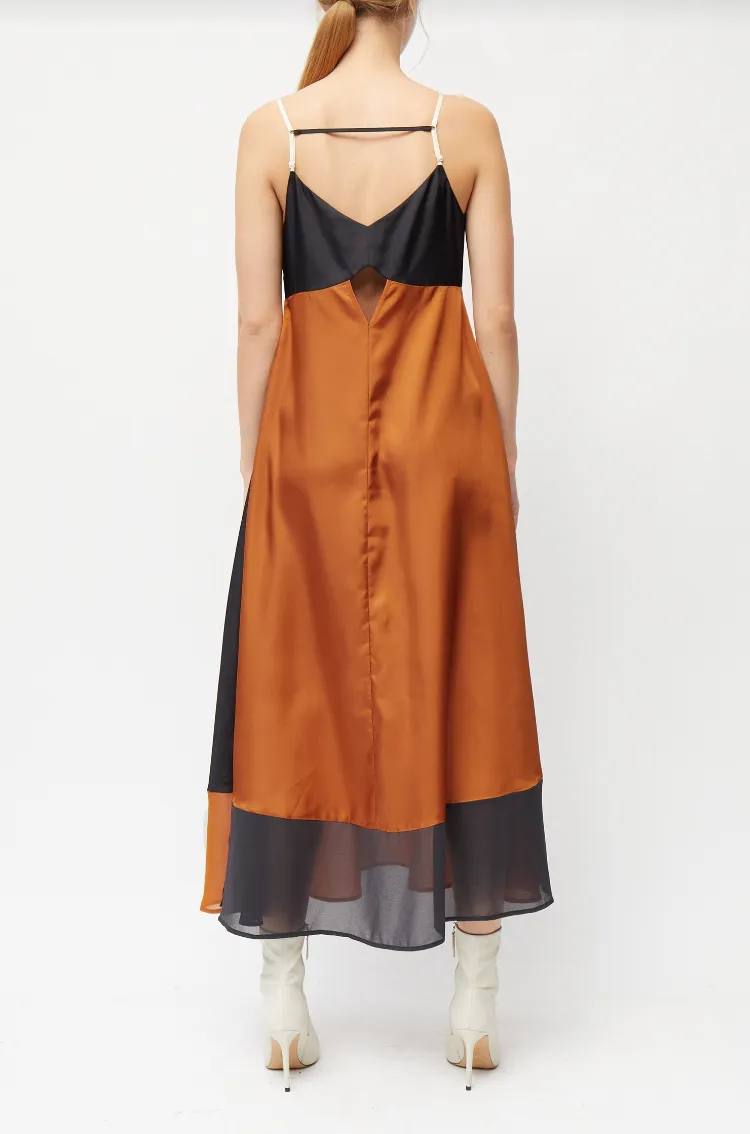 Elspeth Dara Twill Slip Dress