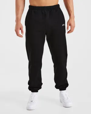 Essential Oversized Joggers - Black