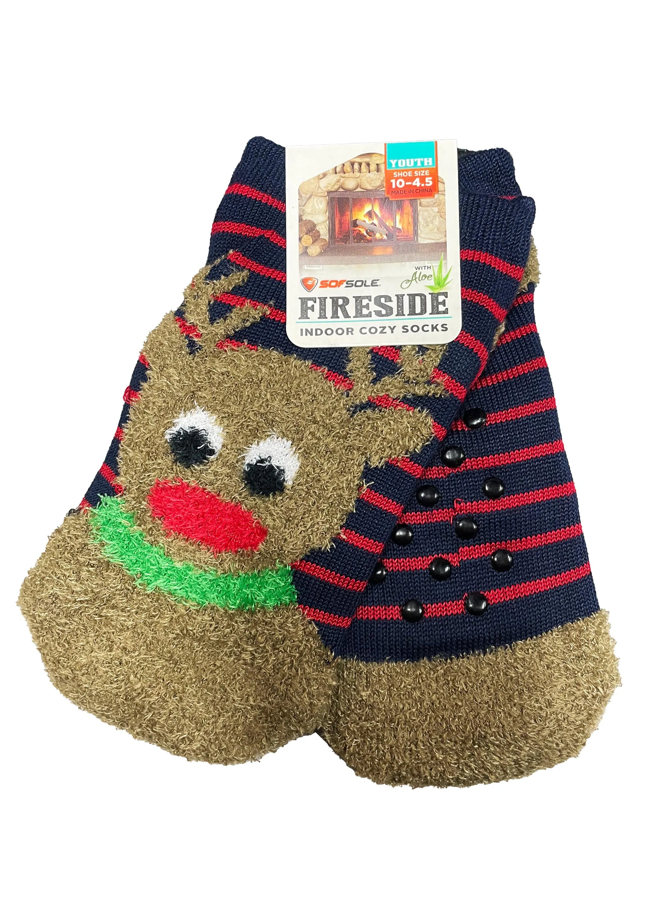 Fireside Youth Indoor Cozy Socks <br> 98255