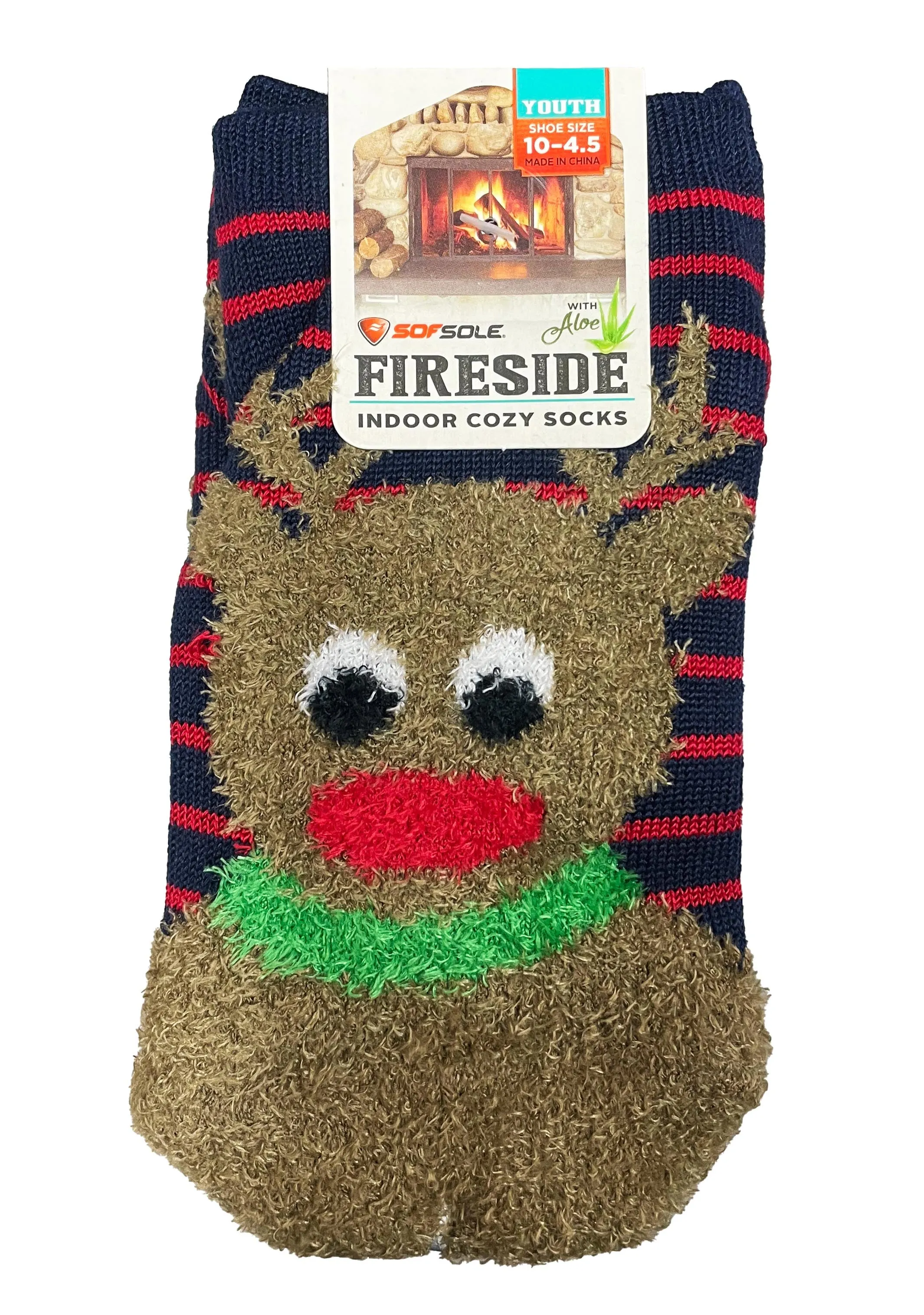 Fireside Youth Indoor Cozy Socks <br> 98255