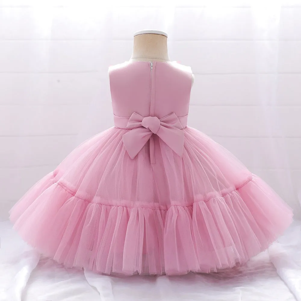 Floral Tulle Dress (3M - 5Yrs)