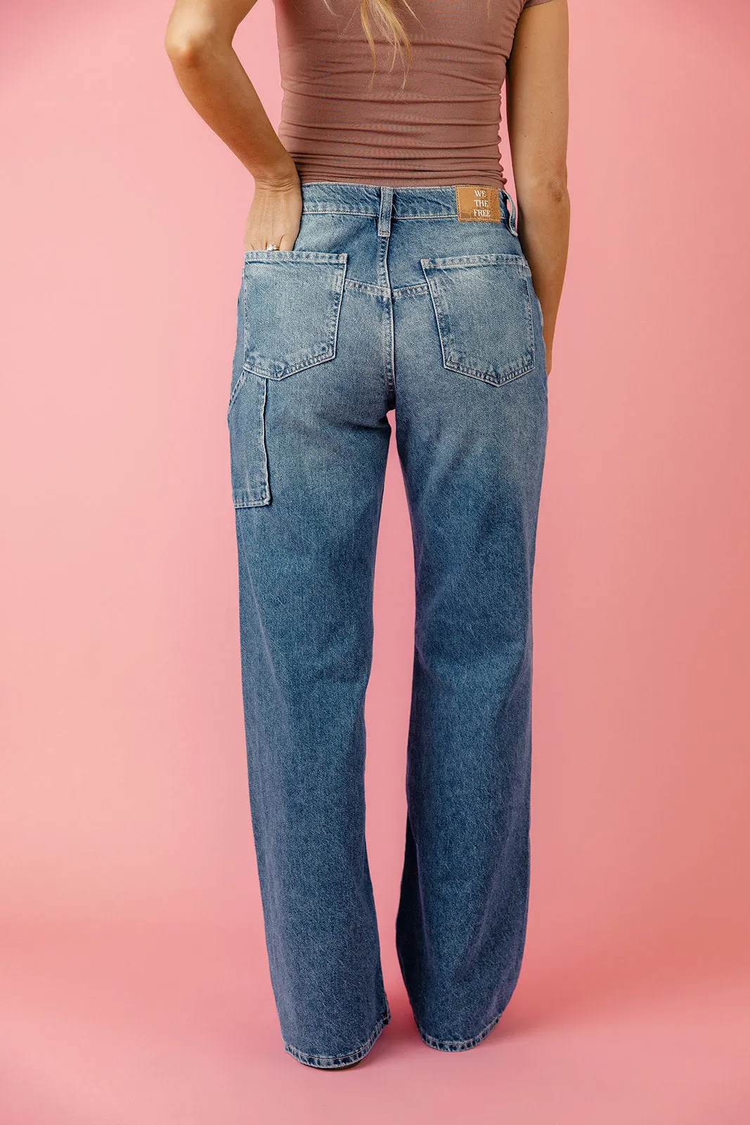 Free People Tinsley Baggy High Rise Jeans