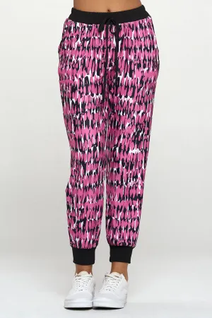 Get Into It Printed Loungewear Joggers