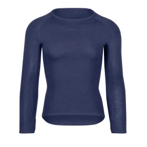 ISADORE Merino Long Sleeve Baselayer - Maritime Blue