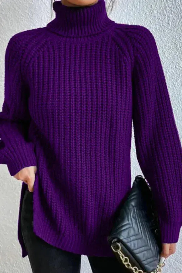 Ivyshape | Beautiful Sweater Turtleneck Sweater