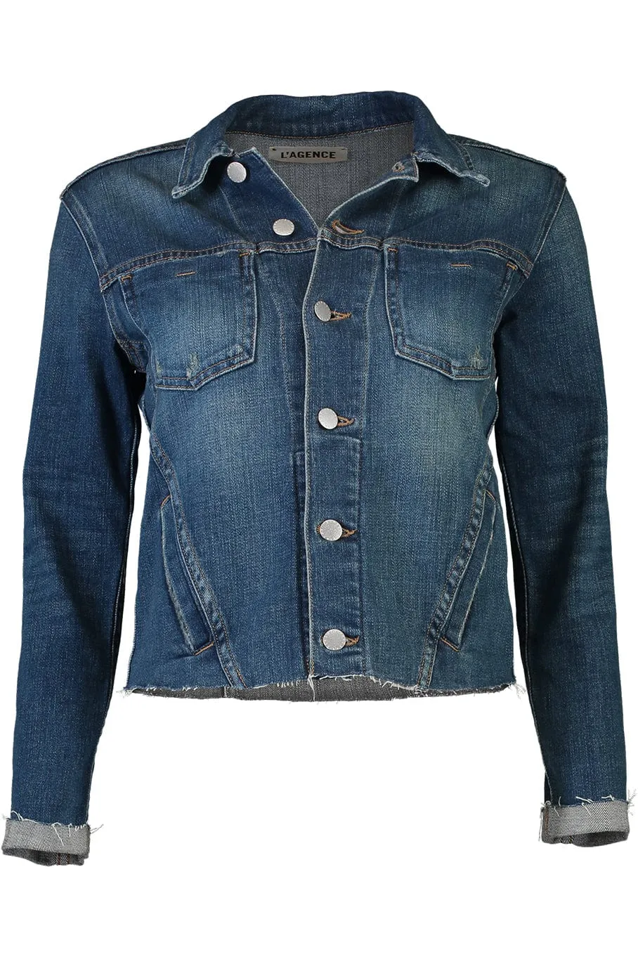 Janelle Raw Denim Jacket