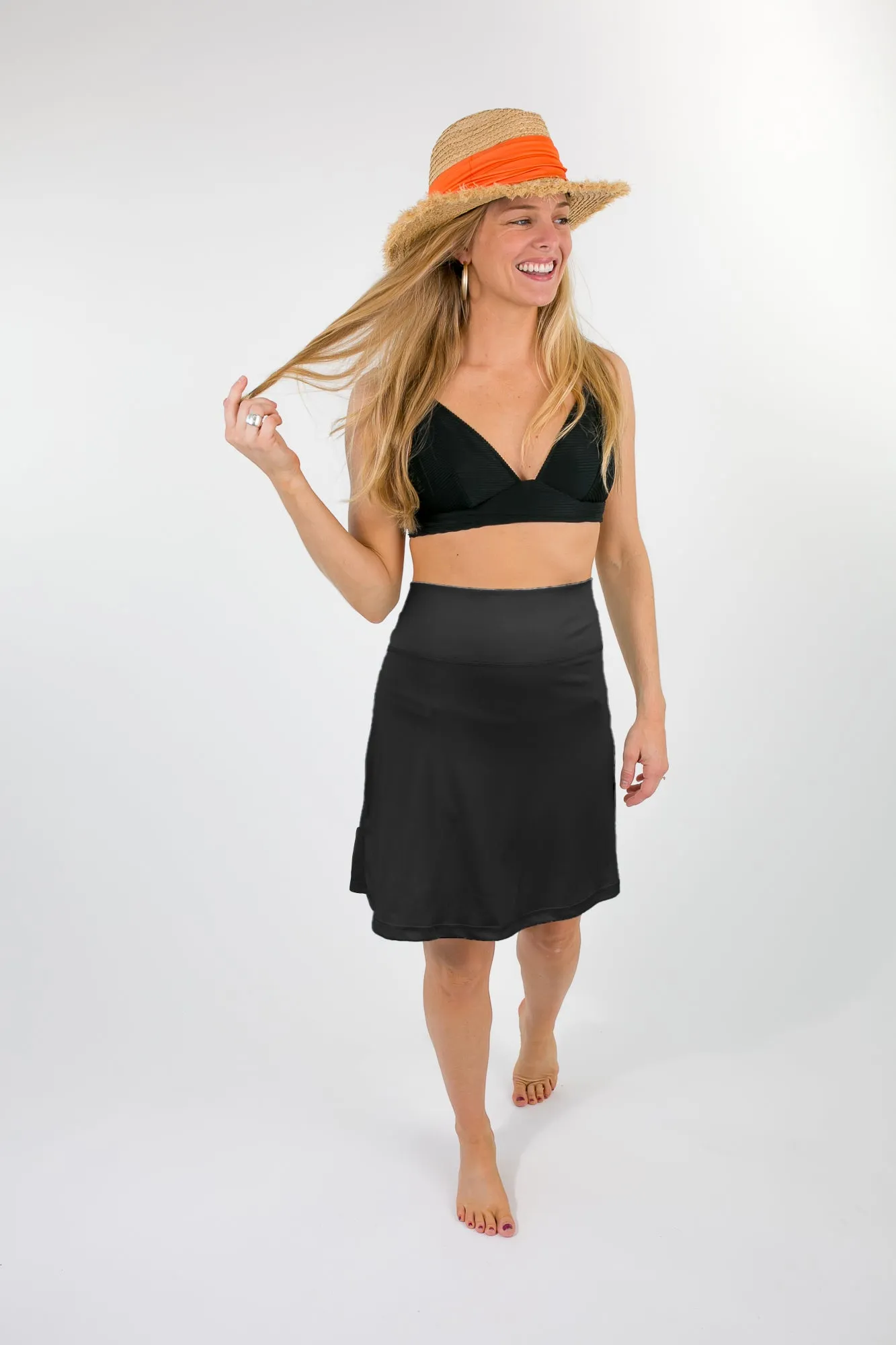 Jet (Away) Black - Seaside Skirt