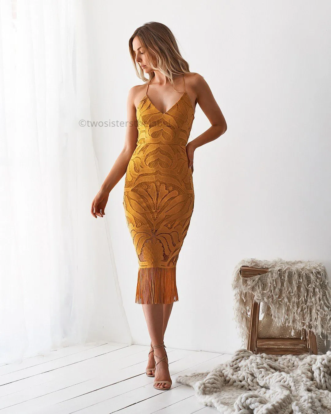 Khaleesi Dress - Mustard