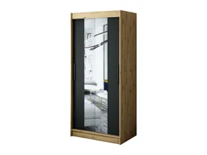 Leto T1 Sliding Door Wardrobe 100cm