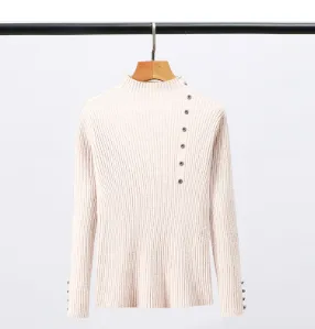 Long Sleeve Slim Knitted Top