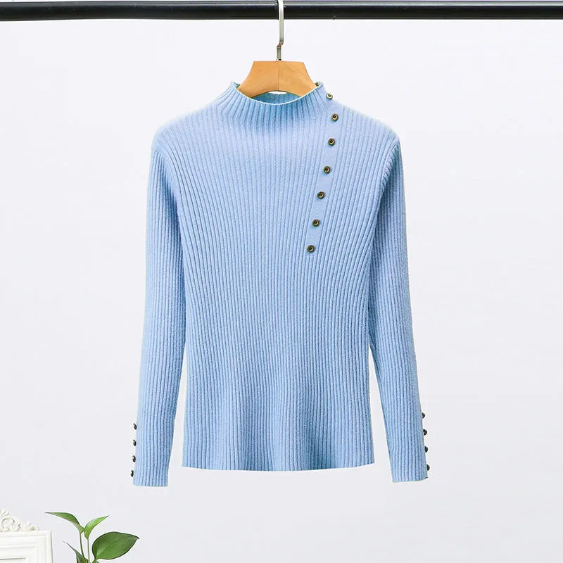 Long Sleeve Slim Knitted Top