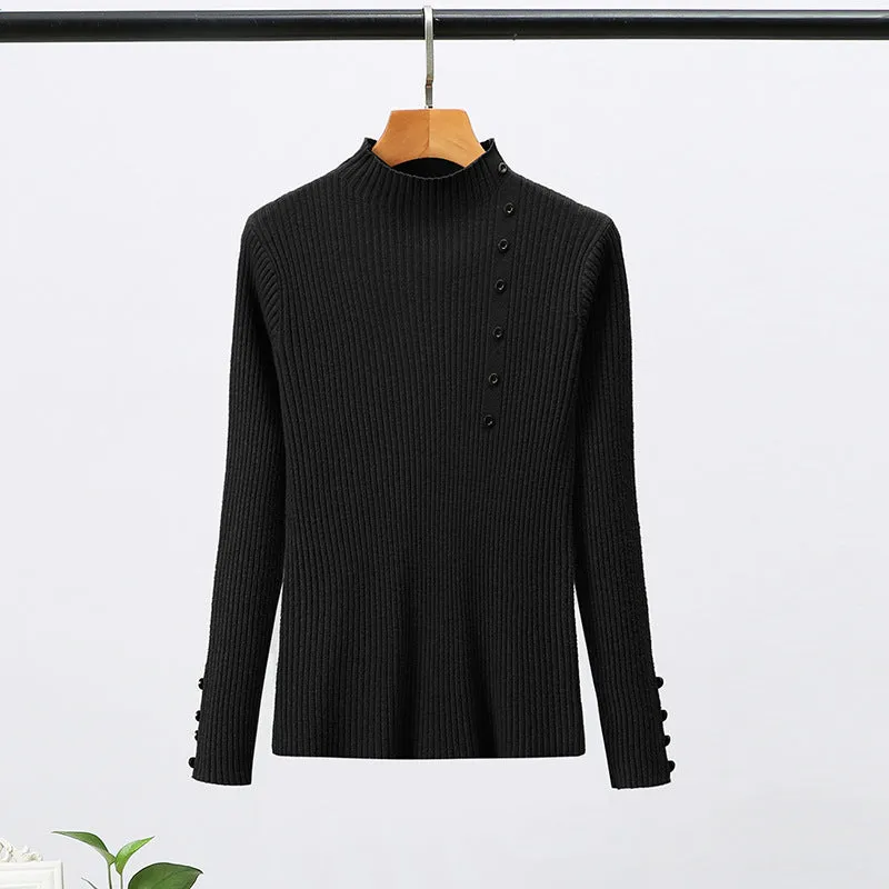 Long Sleeve Slim Knitted Top